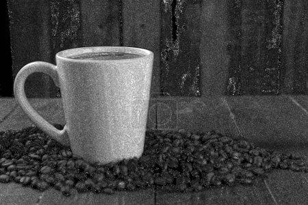 Foto de Copa de fondo de café, foto de la hora del café - Imagen libre de derechos