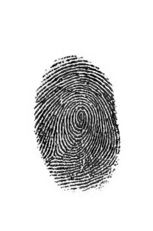Konzept zur Identitätsfeststellung von Fingerabdrücken, krimineller biometrischer Forschungshintergrund