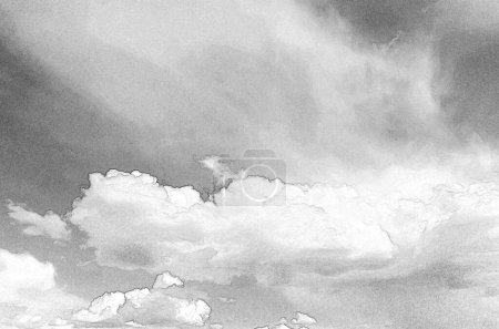 Téléchargez les photos : Superbe ciel d'été avec fond de nuages blancs, fond d'écran paysage nuageux naturel - en image libre de droit