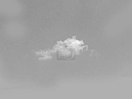 Téléchargez les photos : Nuage unique dans le ciel, photo en forme de nuage. Nuage d'été blanc - en image libre de droit