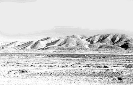 Téléchargez les photos : Sahara dunes du désert avec des champs de sable doré - en image libre de droit