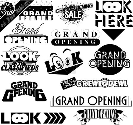 Conjunto de iconos de etiquetas de ventas, colección de pictogramas de vector de comercialización