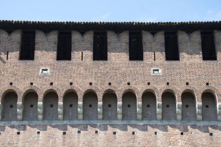 Photo for Castello Sforzesco in Milan, exterior of the fortress, Italy, Europe - Royalty Free Image