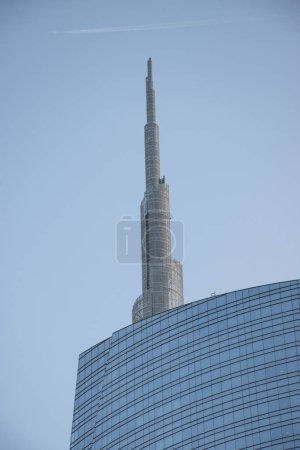 Photo for Modern skyscrapers in Milan, Porta Nuova district, Italy - Royalty Free Image