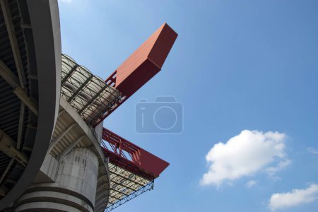 Photo for Football stadium in the San Siro district in Milan, detail, Italy - Royalty Free Image