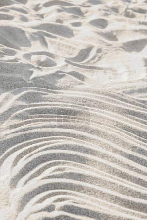 Photo for Beautiful drawings on the sand of the sea shore - Royalty Free Image