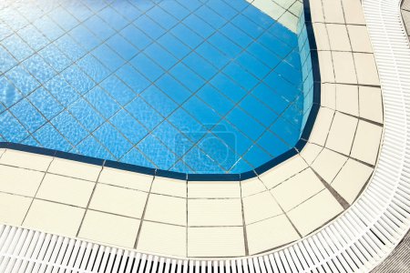 Photo for Beautiful pool near the sea on nature background - Royalty Free Image