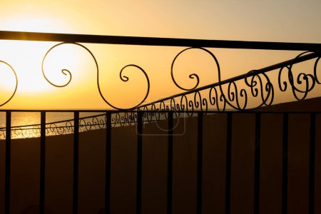 Photo for Stylishly beautiful circular staircase background - Royalty Free Image