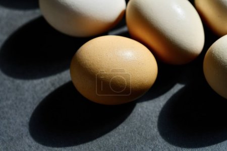 Téléchargez les photos : Belle vue rapprochée des œufs colorés. Pâques. L'abstraction. L'art. - en image libre de droit