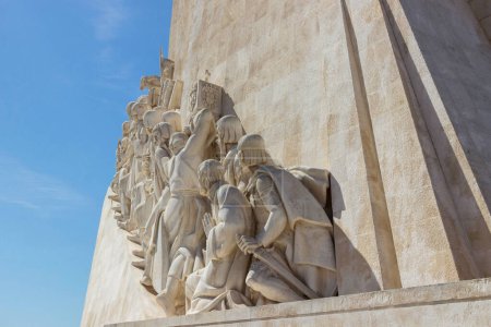 Foto de Padrao dos descobrimentos (El monumento de los descubrimientos) en Lisboa, Portugal - Imagen libre de derechos