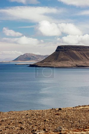 autumn landscape at Snaefellsnes coast in Iceland 