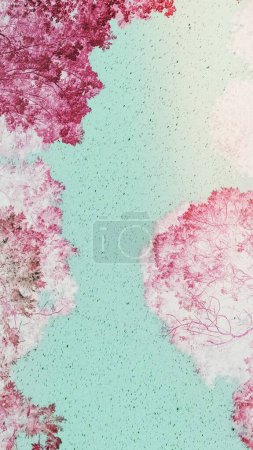 Photo for Abstract trees and the sky - Royalty Free Image