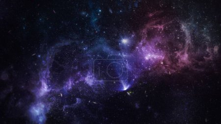 Photo for Galaxy in space textured background - Royalty Free Image