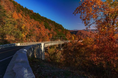 Photo for Foothills Parkway during Autumn - Royalty Free Image