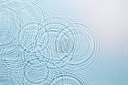 Photo for Water ripple texture background, blue design - Royalty Free Image