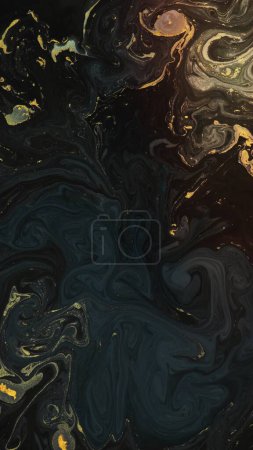 Téléchargez les photos : Dark wallpaper, abstract fluid marble background - en image libre de droit