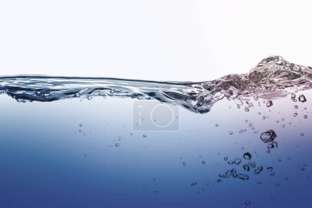 Water texture background, transparent liquid