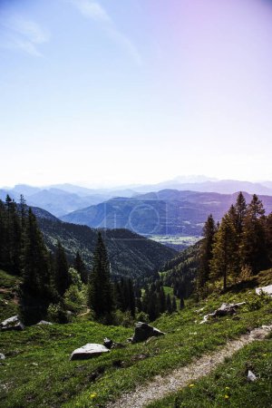 Foto de Vista panorámica desde la montaña Kampenwand - Imagen libre de derechos