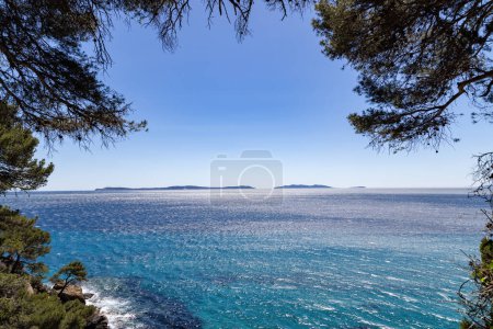 Archipelago off Hyeres in the Mediterranean
