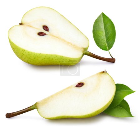 Photo for Pear isolated. Pear on white. Full depth of field. With clipping path - Royalty Free Image