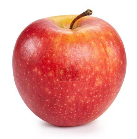 Téléchargez les photos : Pommes rouges isolées sur fond blanc. Pommes fraîches mûres Clipping Path - en image libre de droit