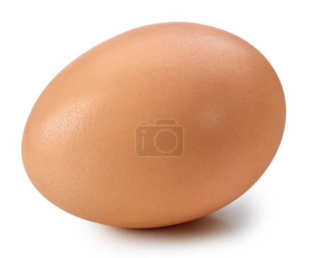 Foto de Huevo aislado sobre fondo blanco. Recorte de Huevos. Huevo de pollo. Calidad macro foto - Imagen libre de derechos