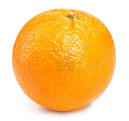 Photo for Ripe orange fruits isolated on white background. Orange Clipping Path - Royalty Free Image