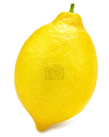 Photo for Lemon isolated on white background. Lemon fruit Clipping Path. Quality macro photo - Royalty Free Image