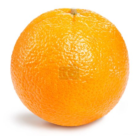 Téléchargez les photos : Fruits orange isolés sur fond blanc. Parcours de coupe orange - en image libre de droit