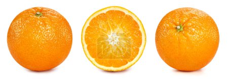 Téléchargez les photos : Fruits orange isolés sur fond blanc. Orange Clipping Path. Collection orange - en image libre de droit