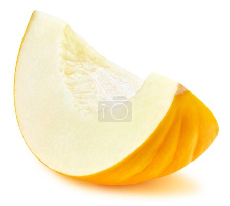 Téléchargez les photos : Melon Clipping Path. Melon frais isolé sur fond blanc - en image libre de droit