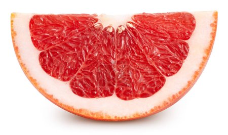 Photo for Fresh grapefruit isolated on white background. Natural grapefruit clipping path. Fresh organic fruit. Full depth of field - Royalty Free Image