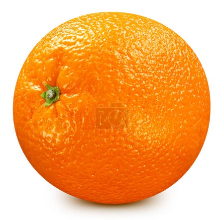 Foto de Fruta naranja. Naranja aislado sobre fondo blanco. Camino de recorte naranja. - Imagen libre de derechos