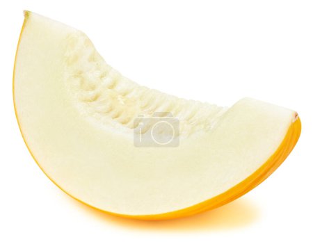 Photo for Melon Clipping Path. Fresh melon isolated on white background - Royalty Free Image