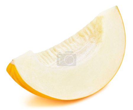 Téléchargez les photos : Melon de miellat isolé sur fond blanc. Melon Clipping Path - en image libre de droit