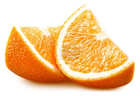 Photo for Orange fruits isolated on white background. Orange Clipping Path. Full depth of field - Royalty Free Image