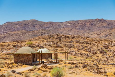 Photo for Rustic accommodation in the Richtersveld National Park, arid area of South Africa - Royalty Free Image