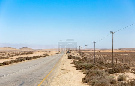 National highway road in the Namaqualand region of South Africa
