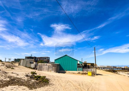 Old fishing village in small West Coast town of Port Nolloth, South Africa