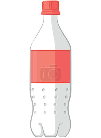 Téléchargez les photos : Bouteille en plastique de cola vide de boisson gazeuse - en image libre de droit