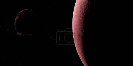 Téléchargez les photos : 50000 Quaoar, planète naine, en orbite autour de Weywot moon - en image libre de droit