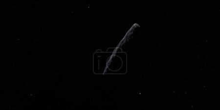 Photo for Oumuamua interstellar object in the outer space - Royalty Free Image