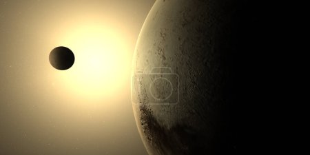 Téléchargez les photos : Charon et Pluton en orbite autour du soleil - en image libre de droit
