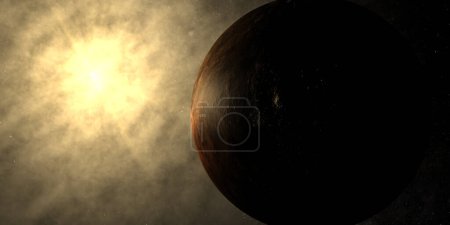 Photo for Towards Huya dwarf  planet, binary trans-Neptunian object - Royalty Free Image