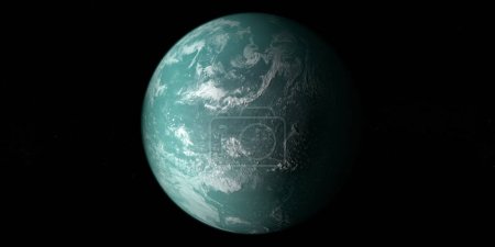 Photo for Full Surface of exoplanet Kepler 22b - Royalty Free Image