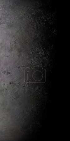 Téléchargez les photos : Surface du satellite naturel de Neptune Triton. 3d rendu. Vertical - en image libre de droit