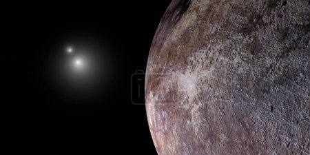 Photo for Exoplanet Proxima Centauri b with Alpha Centauri binary star system - Royalty Free Image