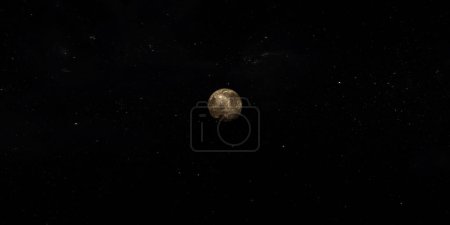 Photo for Fictitious rocky desert planet or dry planet in the space - Royalty Free Image