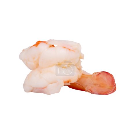 Photo for Shrimp tail isolated on white background. - Royalty Free Image