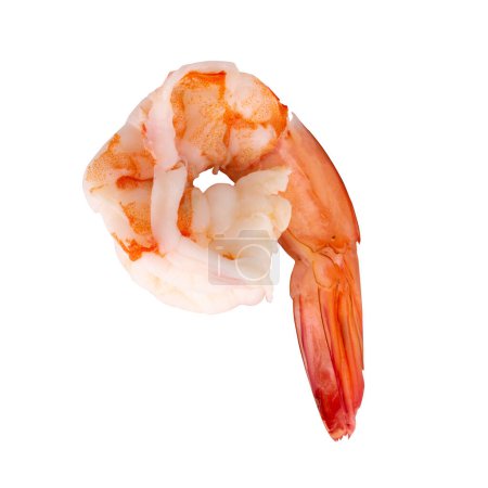 Photo for Shrimp tail isolated on white background. - Royalty Free Image